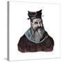 Chinese Philosopher Confucius-Stefano Bianchetti-Stretched Canvas