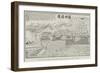 Chinese Pictorial Version of the Conflict at Foo-Chow, Repulse of the French Gun-Boats-null-Framed Giclee Print