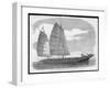 Chinese Pirate-Boat at Canton Carrying a Small Army of Ruffians-null-Framed Art Print