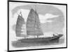 Chinese Pirate-Boat at Canton Carrying a Small Army of Ruffians-null-Mounted Art Print