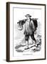 Chinese Prospector in the Californian Gold Fields, 1853-null-Framed Giclee Print