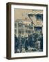 Chinese quarter of San Francisco-Bohuslav Kroupa-Framed Giclee Print