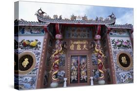 Chinese Reliquary at Floating Market in Bangkok, Thailand, 18th-19th Century-null-Stretched Canvas