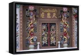 Chinese Reliquary at Floating Market in Bangkok, Thailand, 18th-19th Century-null-Framed Stretched Canvas