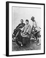 Chinese Rickshaw, circa 1870-John Thomson-Framed Giclee Print