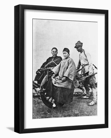 Chinese Rickshaw, circa 1870-John Thomson-Framed Giclee Print