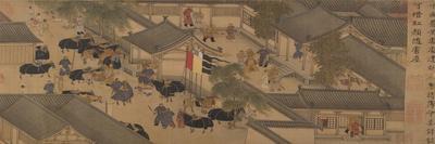 The Story of Lady Wenji, Handscroll, Early 15th century-Chinese School-Giclee Print