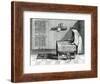 Chinese Scribe, from China Illustrated by Athanasius Kircher-null-Framed Giclee Print