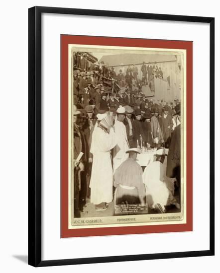 Chinese Service. Burial Service of High Lee-John C. H. Grabill-Framed Giclee Print