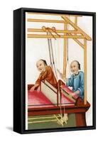 Chinese Silk Weaving, 20th Century-null-Framed Stretched Canvas