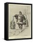 Chinese Soldier Laden with Provisions-Charles Edwin Fripp-Framed Stretched Canvas