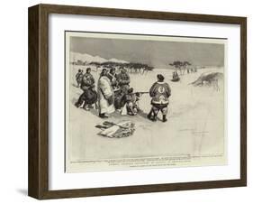 Chinese Soldiers Practising at Targets at Shan-Hai-Kwan-Charles Edwin Fripp-Framed Giclee Print