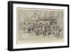 Chinese Soldiers Waiting to Be Ferried over the Peiho-Charles Edwin Fripp-Framed Giclee Print