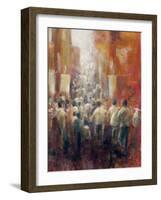 Chinese Street, 1992-Lincoln Seligman-Framed Giclee Print