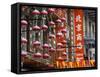 Chinese Street Lanterns, Chinatown, San Francisco, California, Usa-Walter Bibikow-Framed Stretched Canvas