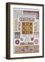 Chinese Style Decoration, Plate LXI from Grammar of Ornament-Owen Jones-Framed Giclee Print