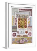 Chinese Style Decoration, Plate LXI from Grammar of Ornament-Owen Jones-Framed Giclee Print