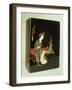 Chinese-Style Writing Box, Japanese, Inscribed with the Green Pottery Seal of Ritsuo, Ivory-null-Framed Giclee Print