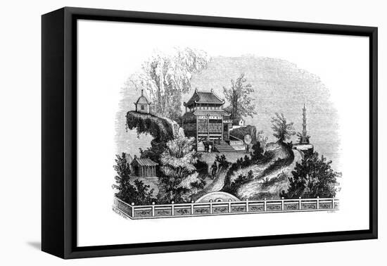 Chinese Summer Villa, 1847-Evans-Framed Stretched Canvas