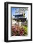 Chinese Tea House in the Chinese Garden, Luisenpark, Mannheim, Baden-Wuerttemberg,Germany-null-Framed Art Print