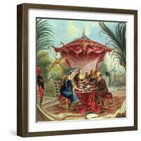 Chinese Tea-Jacques Vigoureux Duplessis-Framed Giclee Print