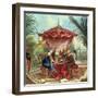 Chinese Tea-Jacques Vigoureux Duplessis-Framed Giclee Print