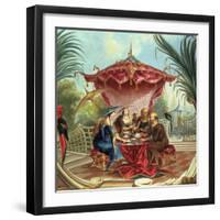 Chinese Tea-Jacques Vigoureux Duplessis-Framed Giclee Print