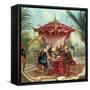 Chinese Tea-Jacques Vigoureux Duplessis-Framed Stretched Canvas