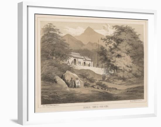 Chinese Temple, Hong Kong, 1855-Wilhelm Joseph Heine-Framed Giclee Print