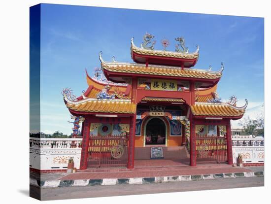 Chinese Temple in Kota Kinabalu, Sabah, Borneo, Malaysia, Southeast Asia-Murray Louise-Stretched Canvas