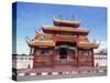 Chinese Temple in Kota Kinabalu, Sabah, Borneo, Malaysia, Southeast Asia-Murray Louise-Stretched Canvas