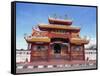 Chinese Temple in Kota Kinabalu, Sabah, Borneo, Malaysia, Southeast Asia-Murray Louise-Framed Stretched Canvas