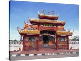 Chinese Temple in Kota Kinabalu, Sabah, Borneo, Malaysia, Southeast Asia-Murray Louise-Stretched Canvas