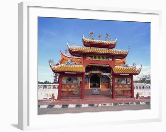 Chinese Temple in Kota Kinabalu, Sabah, Borneo, Malaysia, Southeast Asia-Murray Louise-Framed Photographic Print