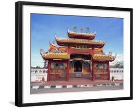 Chinese Temple in Kota Kinabalu, Sabah, Borneo, Malaysia, Southeast Asia-Murray Louise-Framed Photographic Print