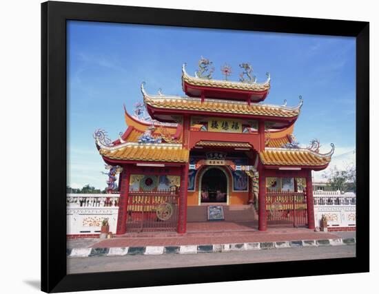 Chinese Temple in Kota Kinabalu, Sabah, Borneo, Malaysia, Southeast Asia-Murray Louise-Framed Photographic Print