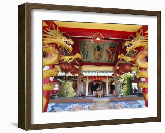 Chinese Temple in Miri, Sarawak, Island of Borneo, Malaysia-Robert Francis-Framed Photographic Print