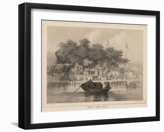 Chinese Temple, Macao, 1855-Wilhelm Joseph Heine-Framed Giclee Print