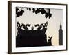 Chinese Temple Taipei 101 Highest Building in the World-Christian Kober-Framed Photographic Print