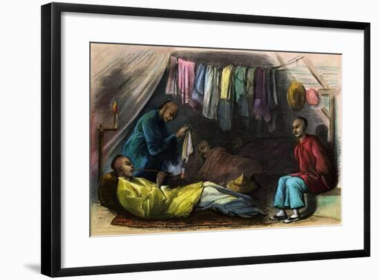Chinese Tent Scene, at Night-null-Framed Giclee Print