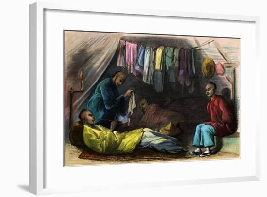 Chinese Tent Scene, at Night-null-Framed Giclee Print