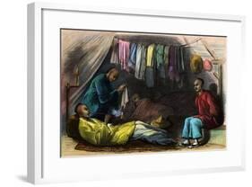 Chinese Tent Scene, at Night-null-Framed Giclee Print