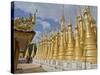 Chinese Tourists Visit Buddhist Temples in the Inle Lake Region, Shan State, Myanmar (Burma)-Julio Etchart-Stretched Canvas