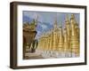 Chinese Tourists Visit Buddhist Temples in the Inle Lake Region, Shan State, Myanmar (Burma)-Julio Etchart-Framed Photographic Print