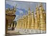 Chinese Tourists Visit Buddhist Temples in the Inle Lake Region, Shan State, Myanmar (Burma)-Julio Etchart-Mounted Photographic Print