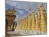 Chinese Tourists Visit Buddhist Temples in the Inle Lake Region, Shan State, Myanmar (Burma)-Julio Etchart-Mounted Photographic Print