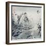 Chinese Traditional Ink Painting, Landscape of Season, Winter.-elwynn-Framed Art Print