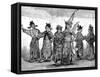 Chinese Tragedian Actors, 19th Century-C Laplante-Framed Stretched Canvas