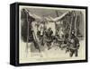 Chinese Troops on the March for Wei-Hai-Wei-Charles Edwin Fripp-Framed Stretched Canvas