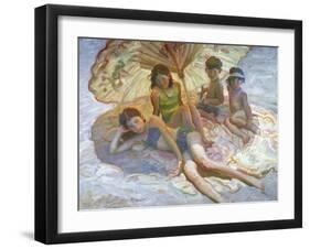 Chinese Umbrella-John Asaro-Framed Giclee Print